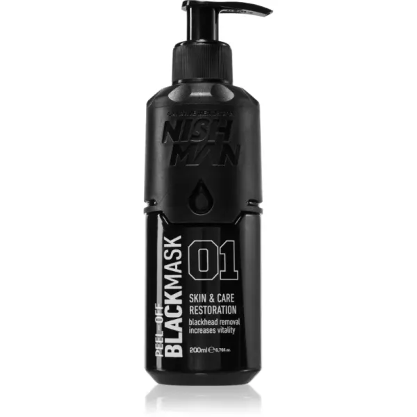 Nish Man Nish Man Peel-Off Mask черна пилинг маска за мъже 200 мл.
