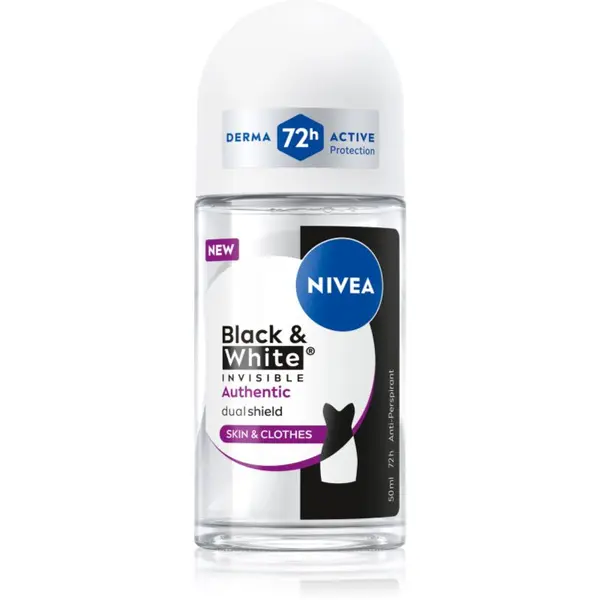 Nivea NIVEA Black & White Authentic рол- он против изпотяване 50 мл.