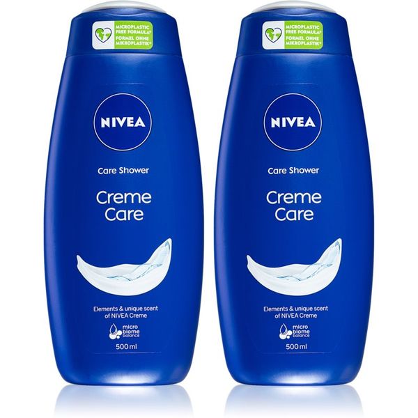 Nivea Nivea Creme Care крем душ гел 2 x 500 ml (изгодна опаковка)