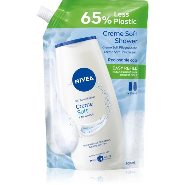 Nivea NIVEA Creme Soft крем душ гел пълнител 500 мл.