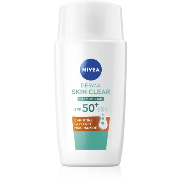Nivea NIVEA Derma Skin Clear лек защитен флуид SPF 50+ 40 мл.