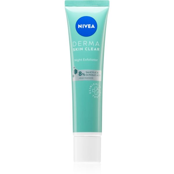 Nivea Nivea Derma Skin Clear нежен нощен пилинг 40 мл.
