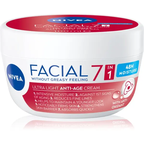 Nivea NIVEA Facial Anti-Age крем против първи признаци на стареене 7 в 1 100 мл.