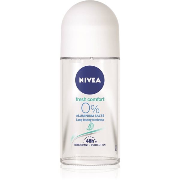 Nivea Nivea Fresh Comfort дезодорант рол-он без съдържание на алуминиеви соли 48 часа 50 мл.