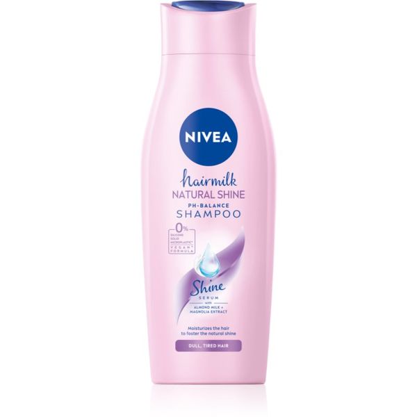 Nivea Nivea Hairmilk Natural Shine грижовен шампоан 400 мл.