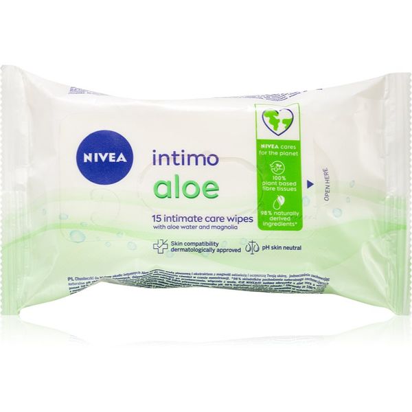 Nivea Nivea Intimo Aloe кърпички за интимна хигиена 15 бр.