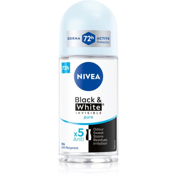 Nivea NIVEA Invisible Black & White Pure рол- он против изпотяване 48h 50 мл.
