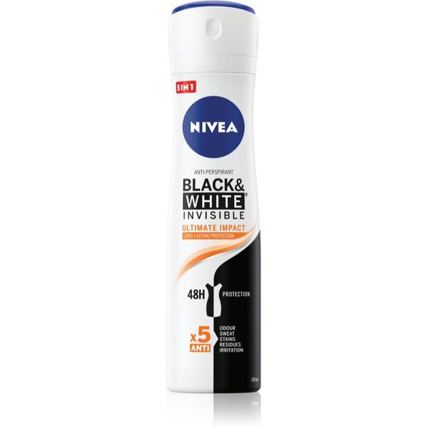 Nivea Nivea Invisible Black & White Ultimate Impact антиперспирант-спрей за жени 150 мл.