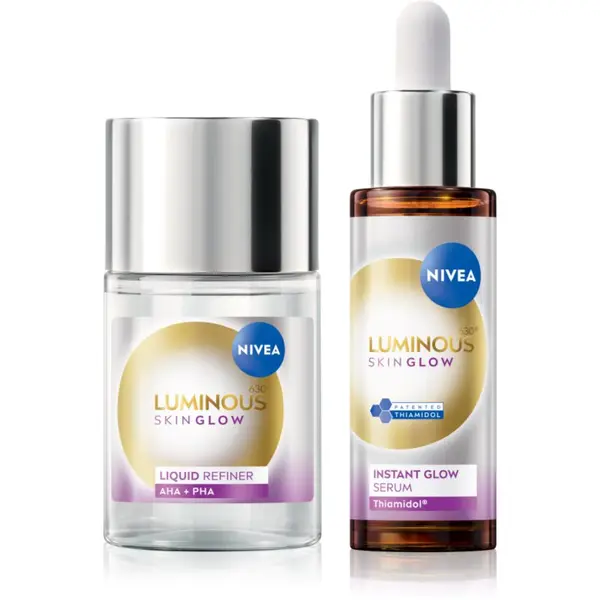 Nivea NIVEA Luminous 630 Skin Glow изгодна опаковка за освежаване и изглаждане на кожата