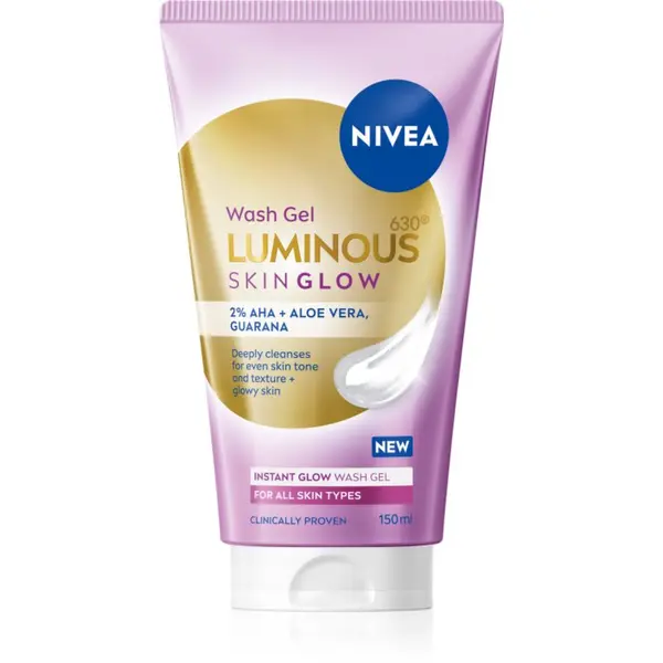 Nivea NIVEA Luminous Skin Glow почистващ гел за лице за озаряване на лицето 150 мл.