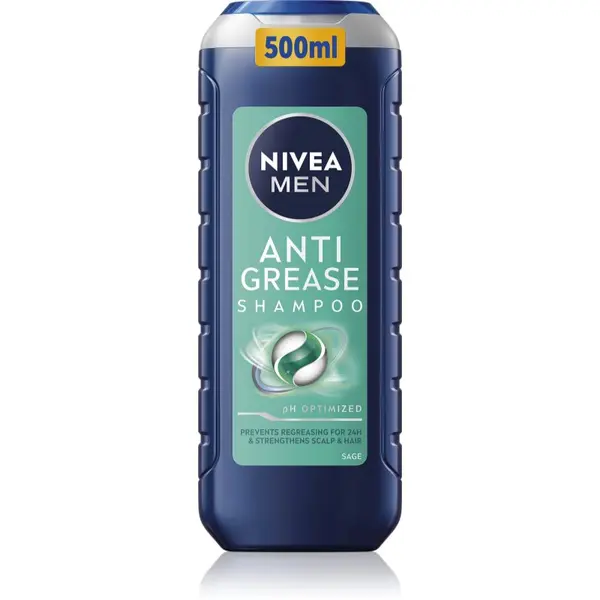 Nivea NIVEA MEN Anti Grease шампоан за мазен скалп 500 мл.