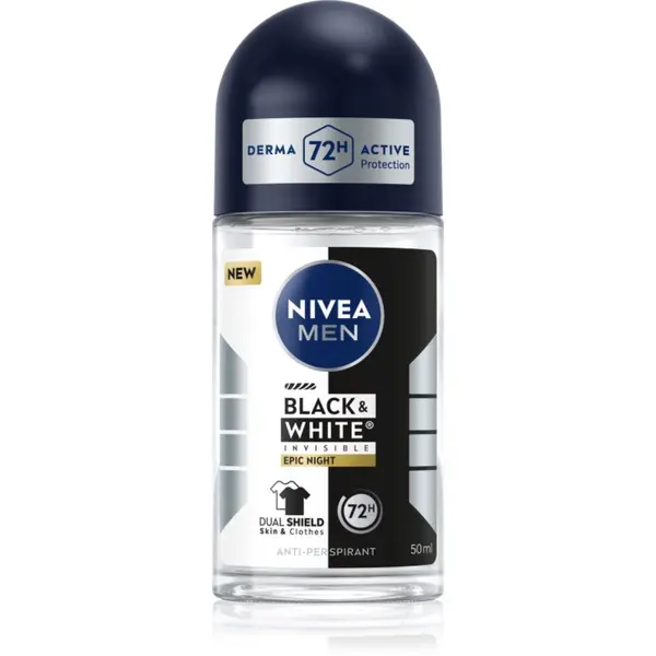 Nivea NIVEA MEN Black & White Epic Night рол- он против изпотяване 72 ч. 50 мл.