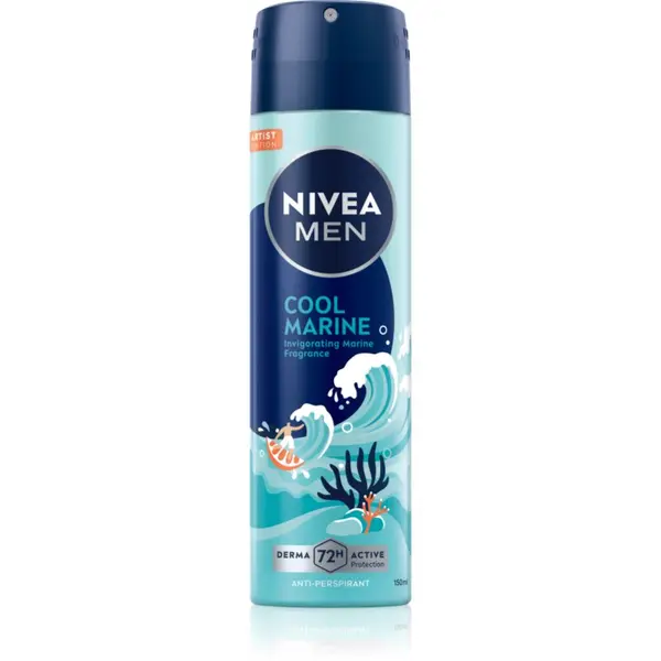 Nivea NIVEA MEN Cool Marine антиперспирант-спрей 150 мл.