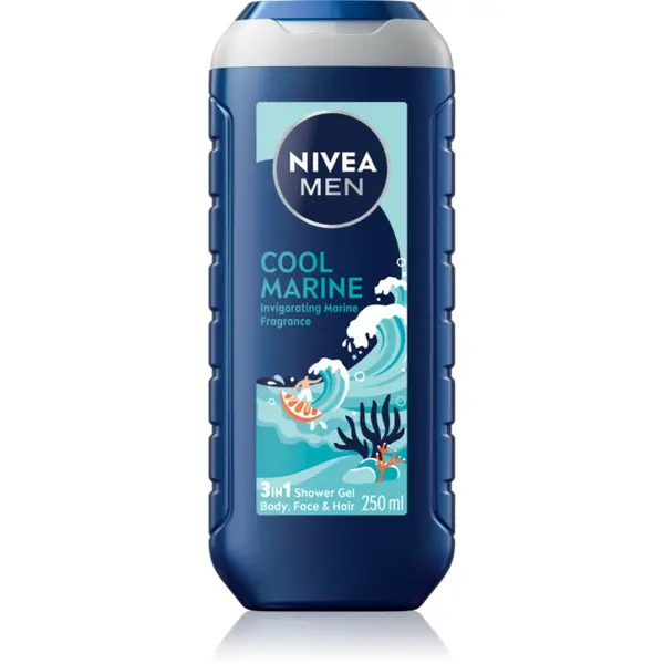 Nivea NIVEA MEN Cool Marine душ гел за тяло и коса 250 мл.