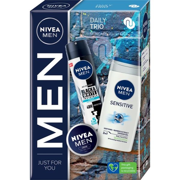Nivea NIVEA MEN Daily Trio подаръчен комплект (за лице и тяло) за мъже