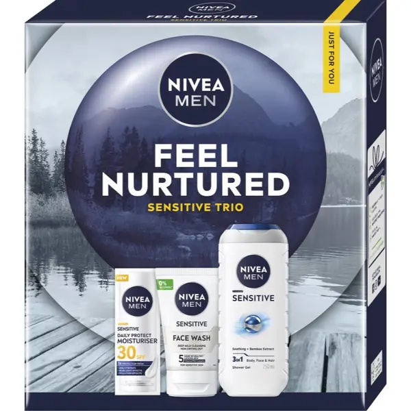 Nivea NIVEA MEN Feel Nurtured подаръчен комплект за тяло и лице