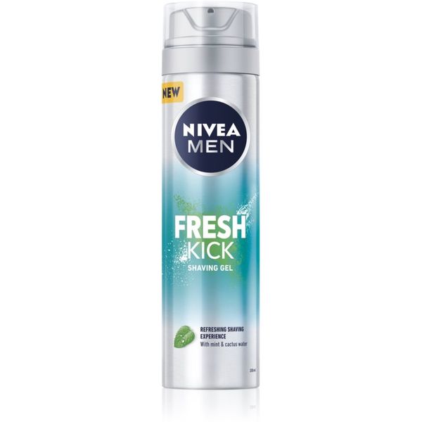 Nivea NIVEA MEN Fresh Kick гел за бръснене за мъже 200 мл.