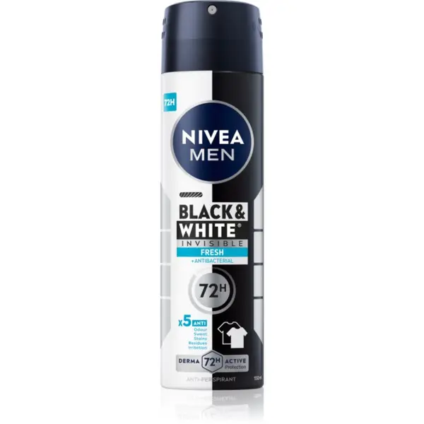 Nivea Nivea Men Invisible Black & White антиперспирант-спрей Fresh 150 мл.