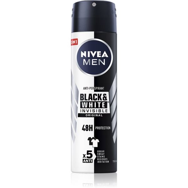 Nivea Nivea Men Invisible Black & White антиперспирант-спрей за мъже 100 мл.