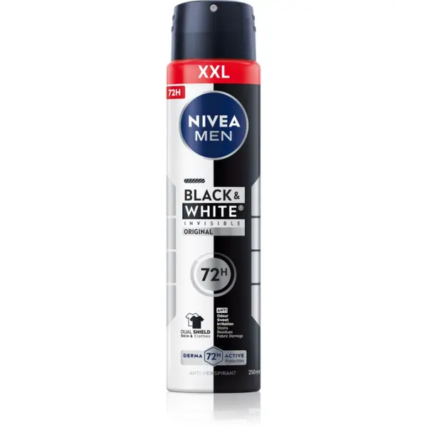 Nivea NIVEA MEN Invisible Black & White антиперспирант-спрей за мъже 250 мл.