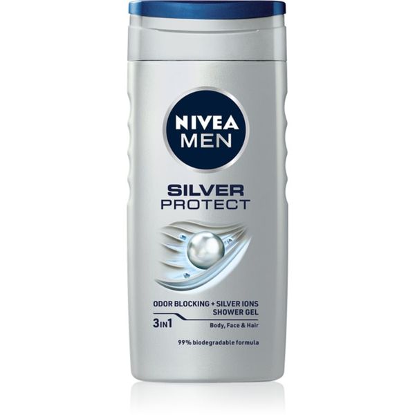 Nivea NIVEA MEN Silver Protect душ гел за мъже 250 мл.