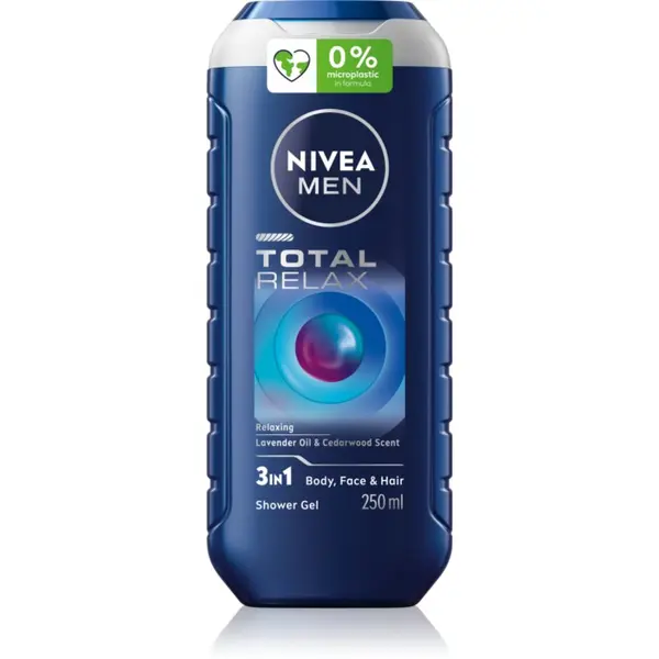 Nivea NIVEA MEN Total Relax релаксиращ душ гел за мъже 250 мл.