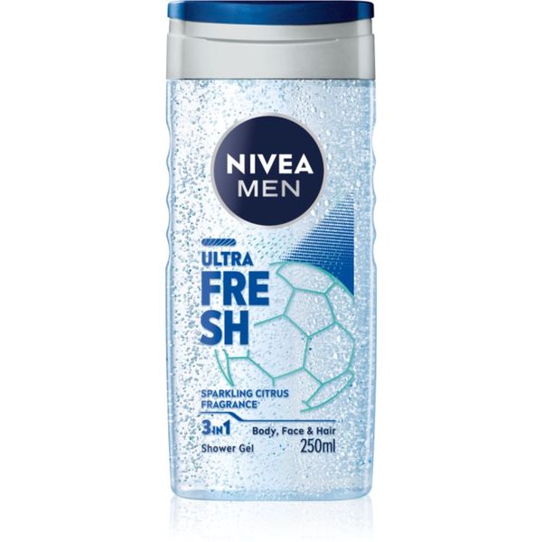 Nivea NIVEA MEN Ultra Fresh освежаващ душ гел 3 в 1 250 мл.