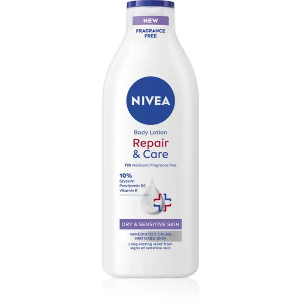 Nivea NIVEA Repair & Care Sensitive успокояващ лосион за тяло за суха и чувствителна кожа 400 мл.