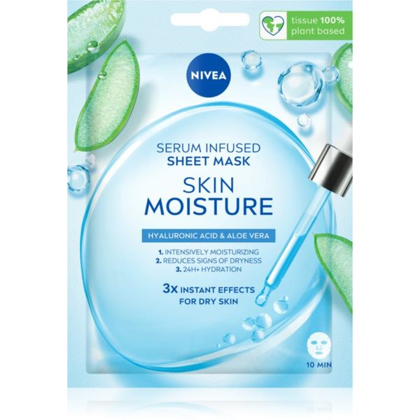 Nivea NIVEA Skin Moisture хидратираща платнена маска 1 бр.
