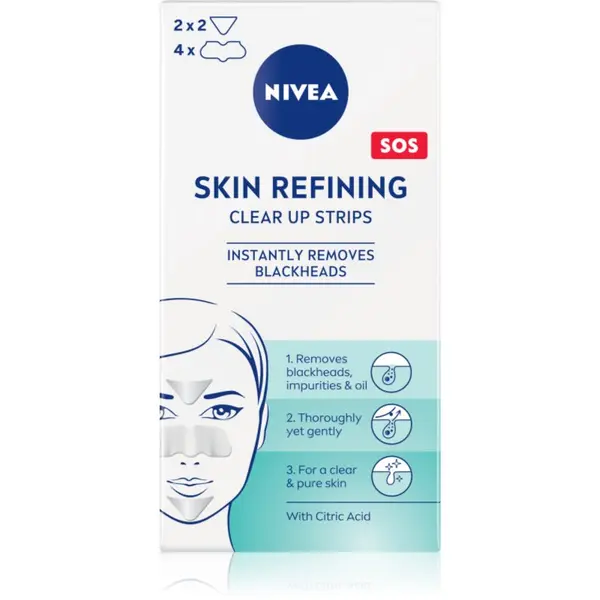 Nivea NIVEA Skin Refining почистващи лентички за лице 6 бр.