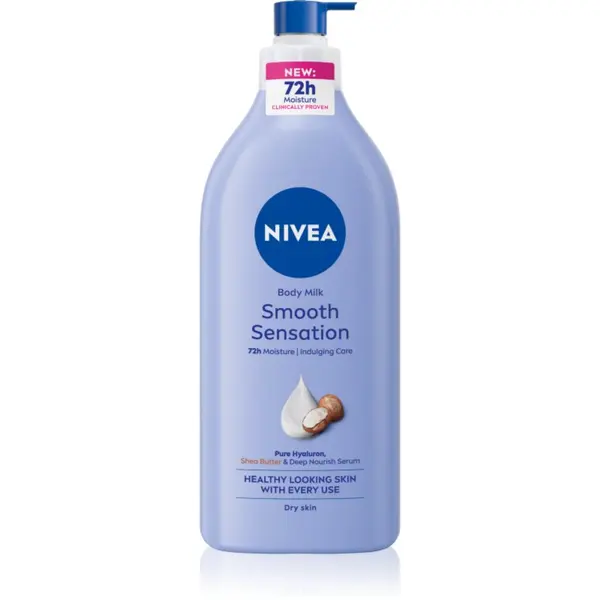 Nivea NIVEA Smooth Sensation хидратиращо мляко за тяло за суха кожа 625 мл.