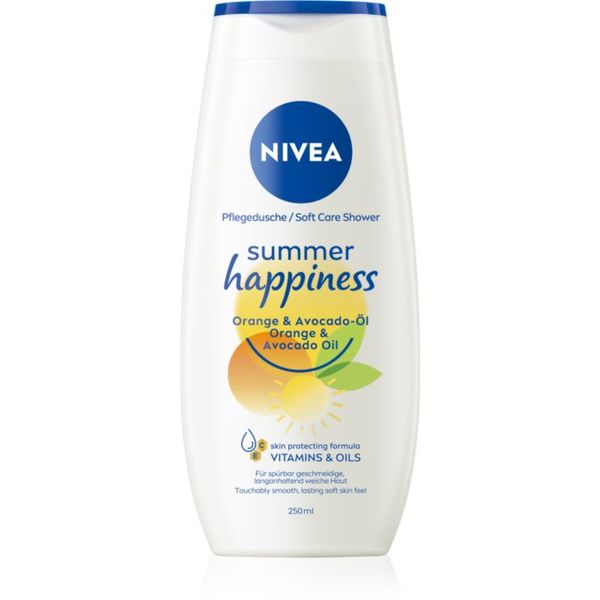 Nivea NIVEA Summer Happiness Orange & Avocado Oil овлажняващ душ гел 250 мл.