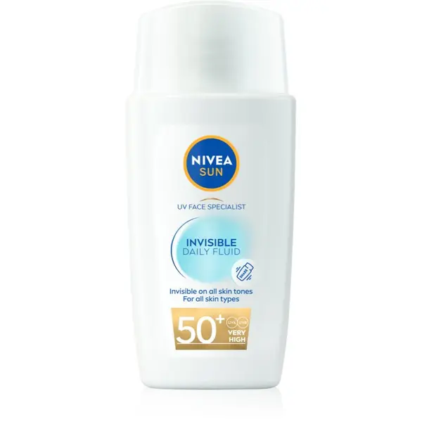 Nivea NIVEA SUN Invisible Daily Fluid лек защитен флуид SPF 50+ 40 мл.