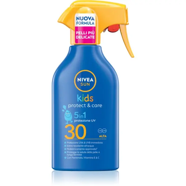 Nivea NIVEA SUN Kids слънцезащитен спрей за деца 5 в 1 SPF 30 250 мл.