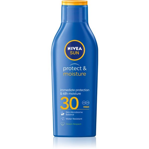 Nivea Nivea Sun Moisturising хидратиращо мляко за тен SPF 30 200 мл.