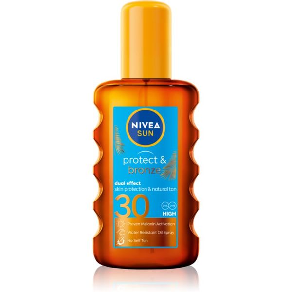 Nivea Nivea Sun Protect & Bronze олио за слънце SPF 30 200 мл.