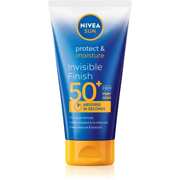 Nivea NIVEA SUN Protect & Moisture хидратиращо мляко за тен с хиалуронова киселина SPF 50+ 150 мл.