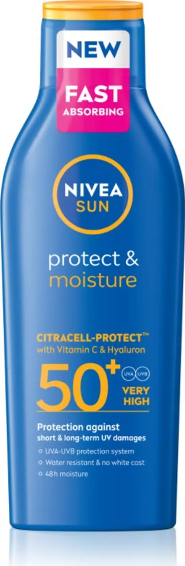Nivea NIVEA SUN Protect & Moisture хидратиращо мляко за тен SPF 50+ 200 мл.