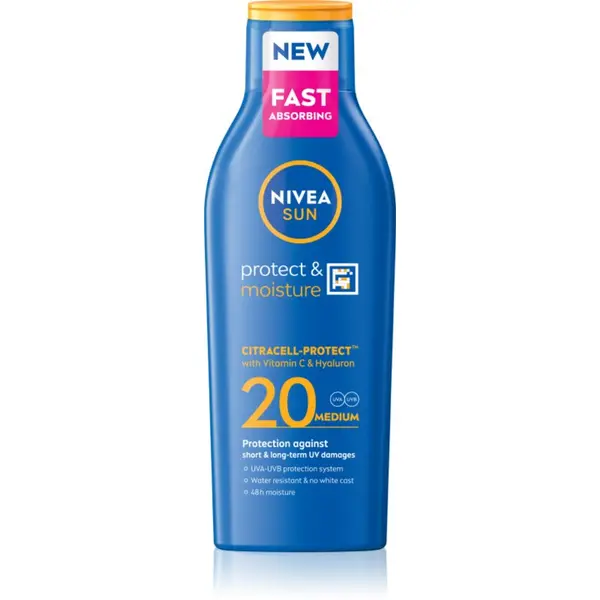 Nivea NIVEA SUN Protect & Moisture крем за тен SPF 20 200 мл.