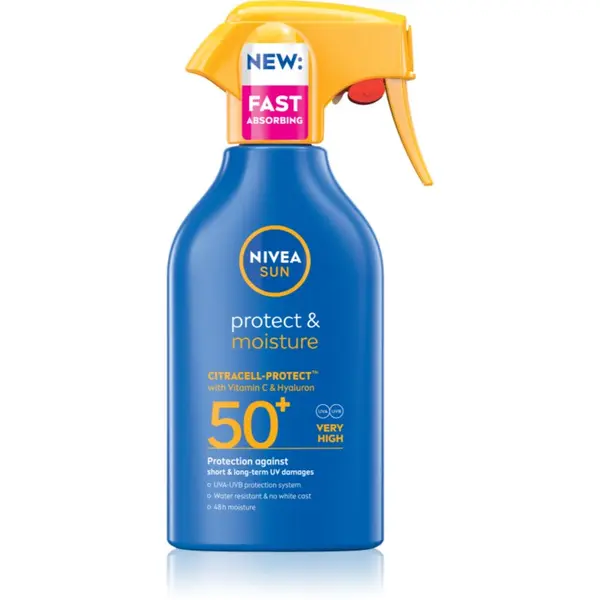 Nivea NIVEA SUN Protect & Moisture слънцезащитен хидратиращ спрей SPF 50+ 250 мл.