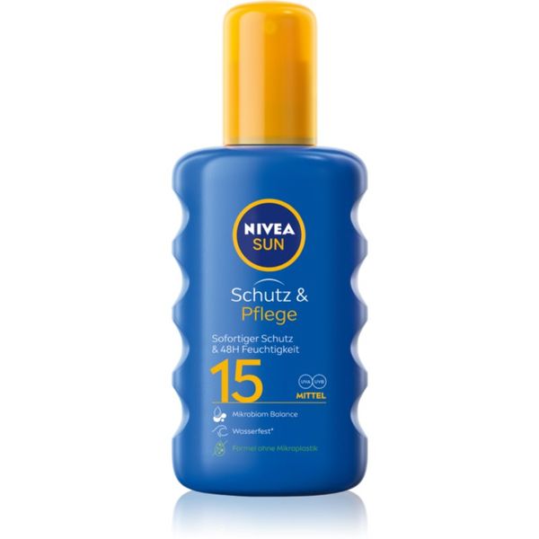 Nivea Nivea Sun Protect & Moisture спрей за загар SPF 15 200 мл.