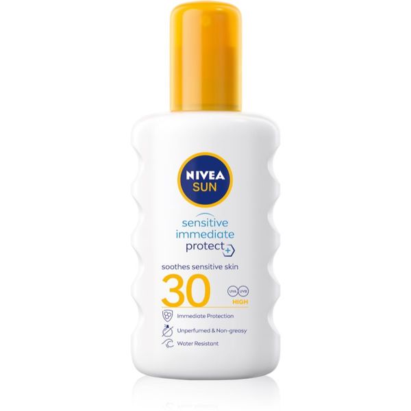 Nivea Nivea Sun Protect & Sensitive слънцезащитен спрей SPF 30 200 мл.