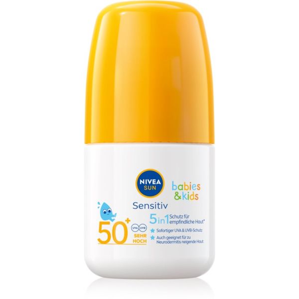 Nivea Nivea Sun Sensitiv детско мляко за тен рол он SPF 50+ 50 мл.