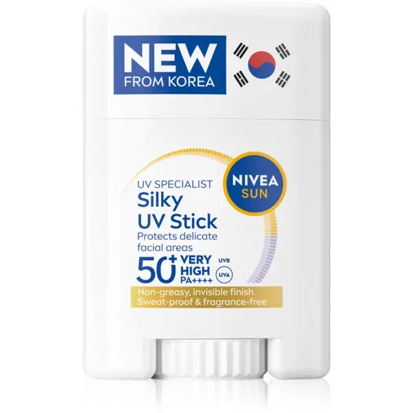 Nivea NIVEA SUN Silky UV Stick слънцезащитен крем в стик SPF 50+ 15 гр.