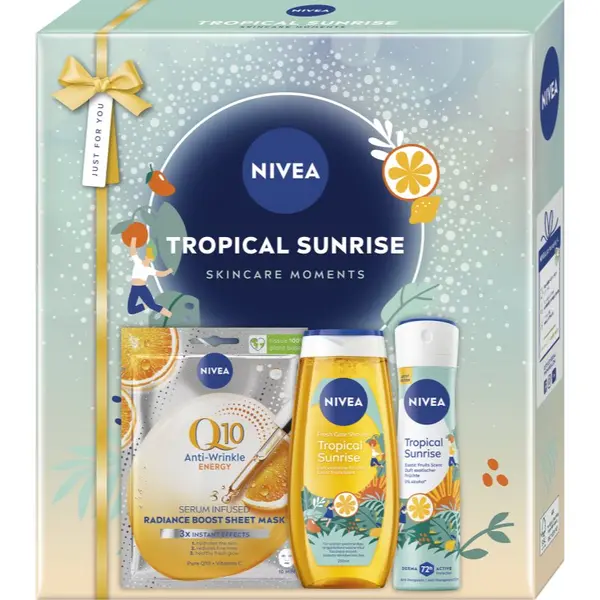 Nivea NIVEA Tropical Sunrise подаръчен комплект за тяло и лице