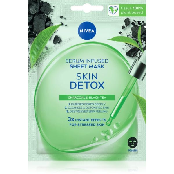 Nivea Nivea Urban Skin Detox почистваща и детоксикираща маска с активен въглен 1 бр.