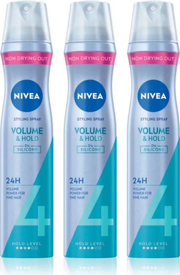Nivea NIVEA Volume Care лак за коса за увеличаване на обема 3 x 250 ml