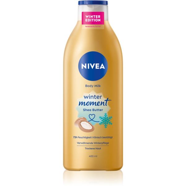Nivea NIVEA Winter Moment подхранващ лосион за тяло с масло от шеа 400 мл.