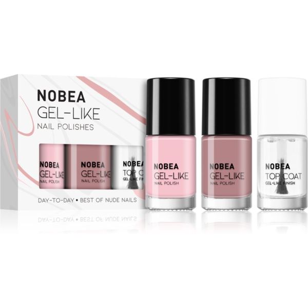 NOBEA NOBEA Day-to-Day Best of Nude Nails Set комплект лак за нокти Best of Nude Nails
