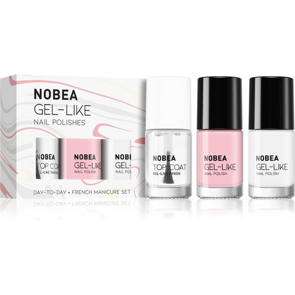 NOBEA NOBEA Day-to-Day Coffee Time Set комплект лак за нокти French manicure set